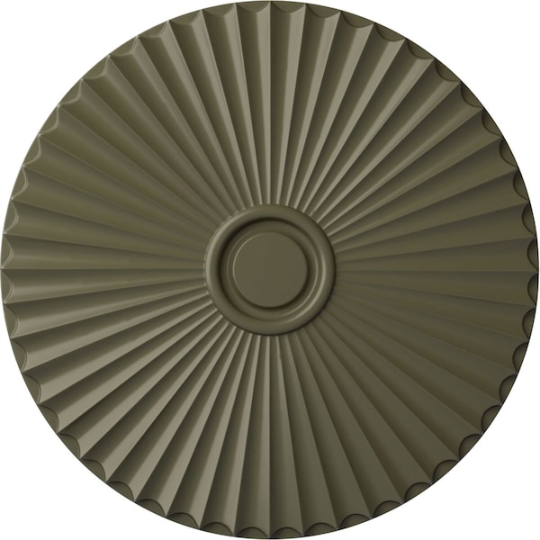 Ekena Millwork Shakuras Ceiling Medallion (For Canopies up to 5 1/2"), Hand-Painted Painted Turtle, 29 1/2"OD x 2"P CM30SHPTF - main